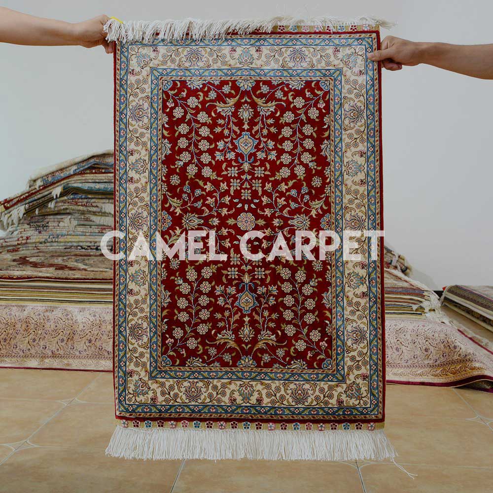 Hand-made Red Oriental Carpet.jpg